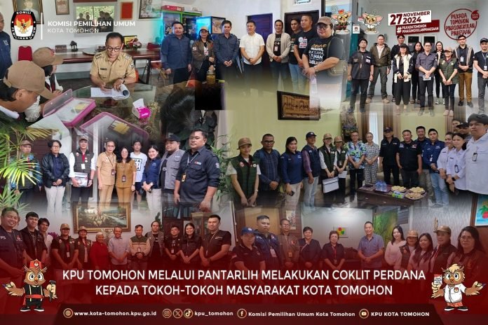 312 Pantarlih KPU Tomohon Lakukan Coklit Perdana kepada Tokoh-tokoh Masyarakat