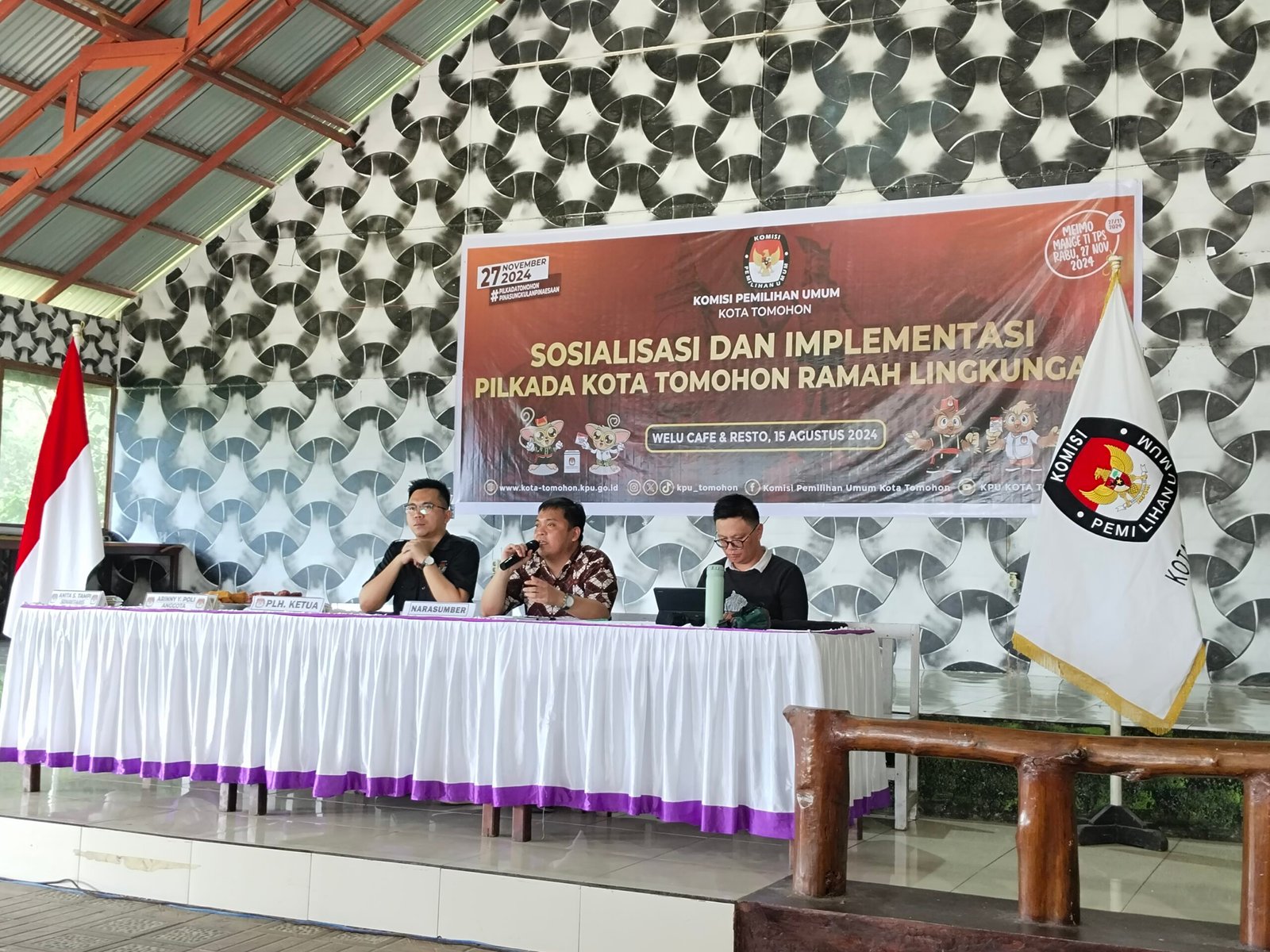 KPU Tomohon Gelar Sosialisasi Ramah Lingkungan, Datu: Pentingnya Kolaborasi Bersama