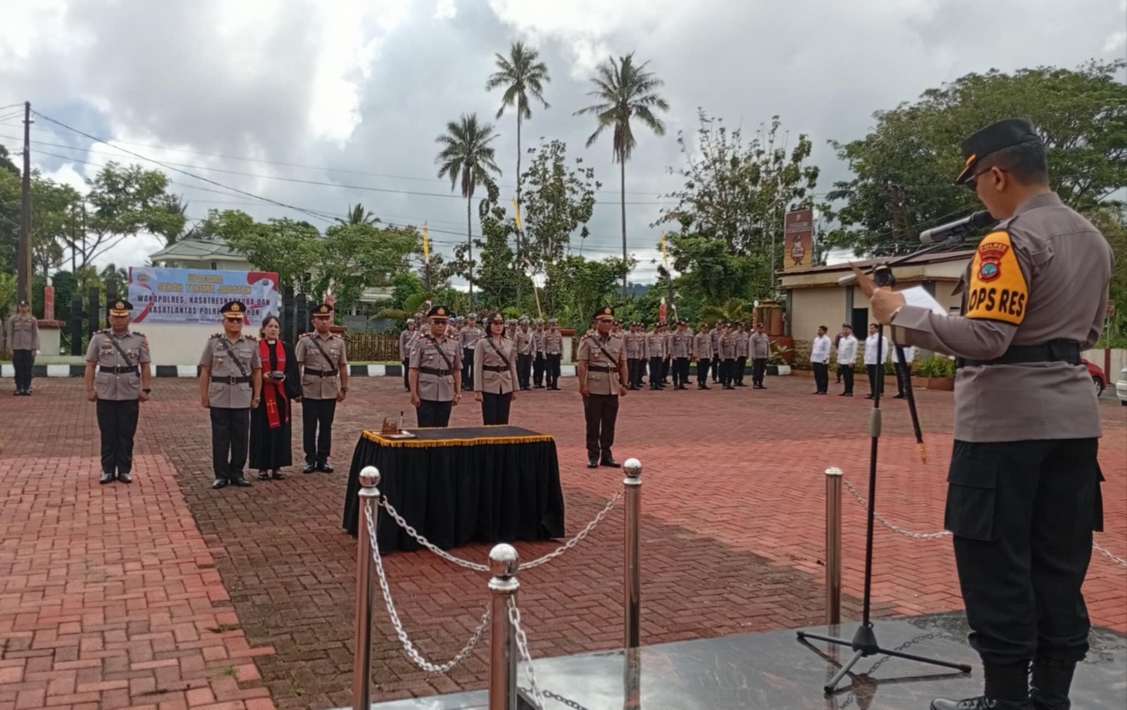 Polres Tomohon Gelar Sertijab Wakapolres dan Kasat Baru