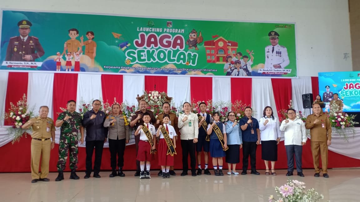 Kejari dan Pemkab Minahasa Luncurkan Program ‘Jaga Sekolah’