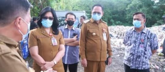 Tinjau TPA Tondano, Tendean Komitmen Fokus Penataan dan Pengelolaan Sampah