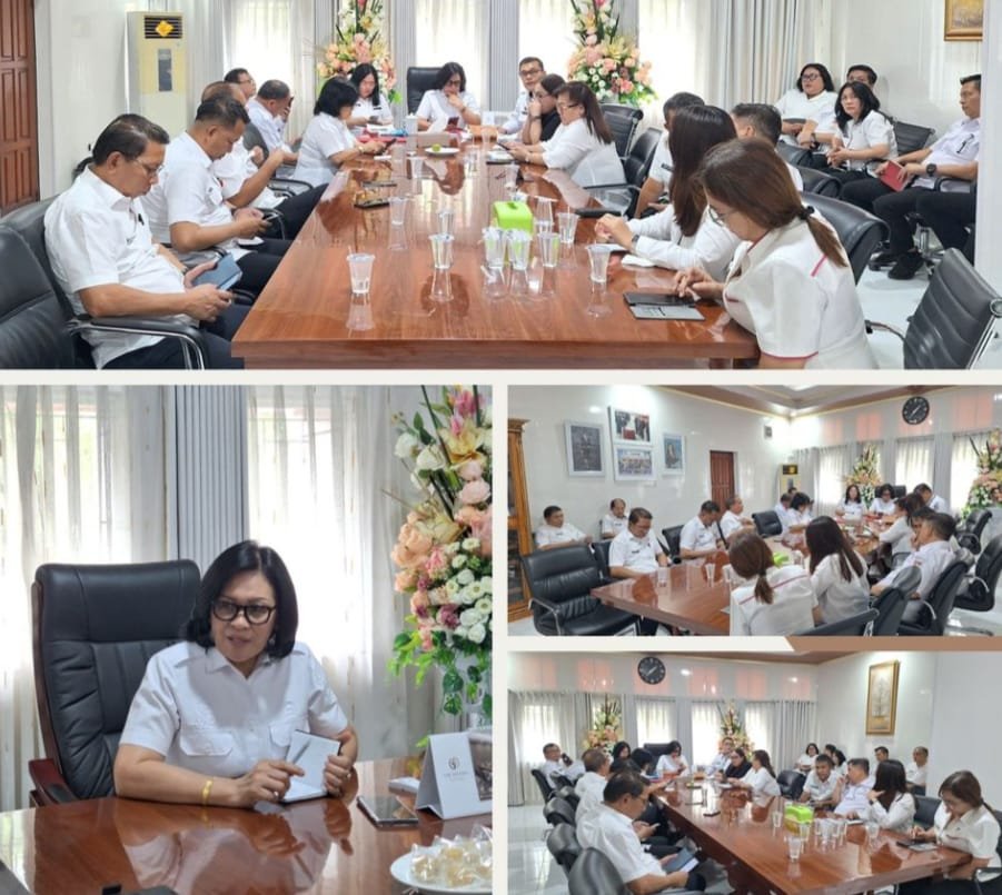 Watania Pimpin Rapat Evaluasi Persiapan Paripurna dan Syukuran Bupati-Wakil Bupati