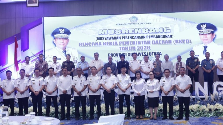 Senduk Hadiri Musrenbang RKPD Sulut 2026 di Manado
