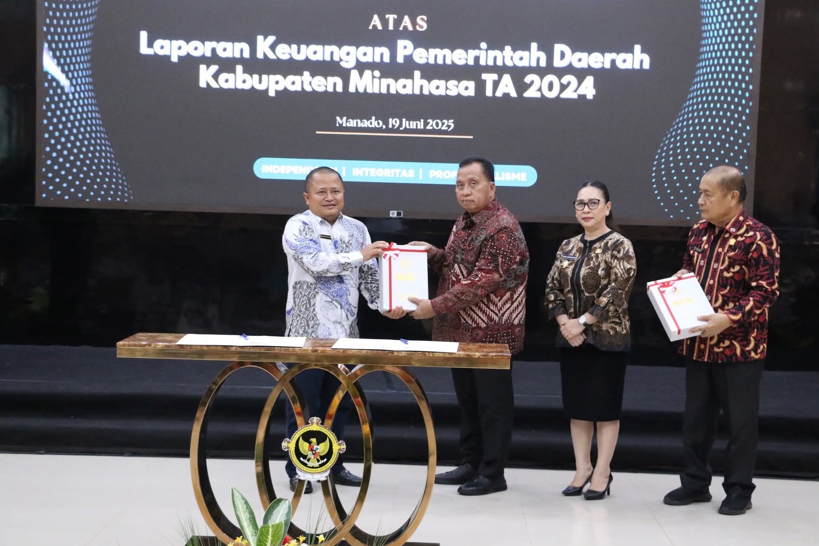 Pemkab Minahasa Raih Opini WTP ke-11 Berturut-Turut