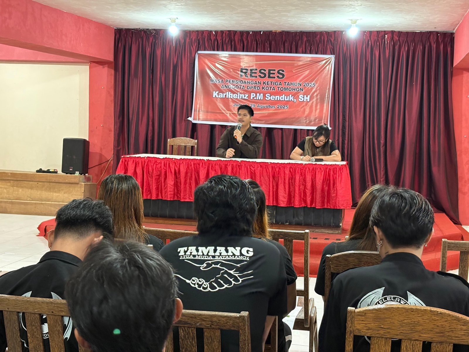 Anggota DPRD Tomohon Karlheinz P. M. Senduk Gelar Reses Masa Persidangan Ketiga Tahun 2025