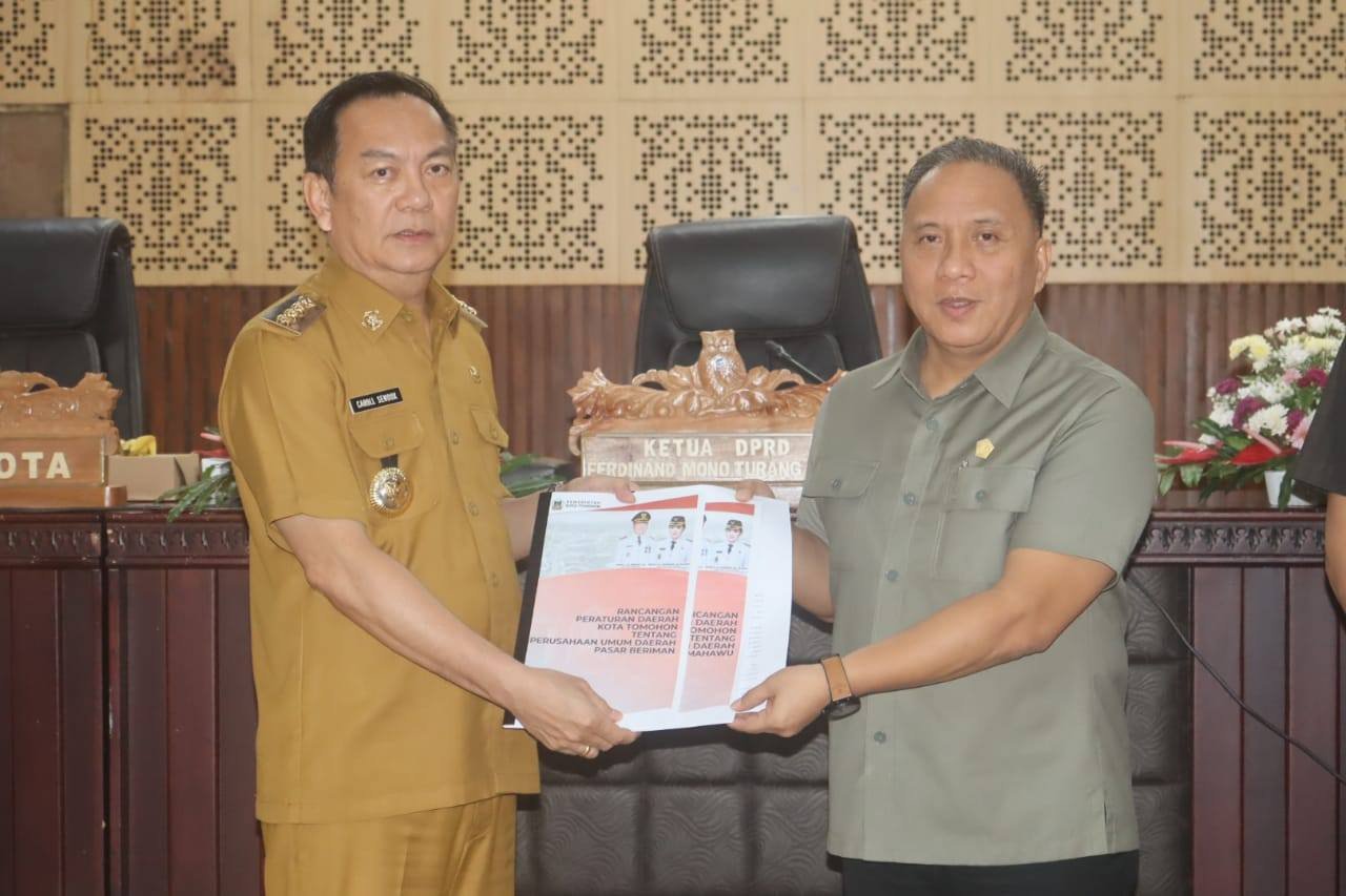 DPRD Tomohon Gelar Paripurna Bahas Tiga Ranperda Strategis,
