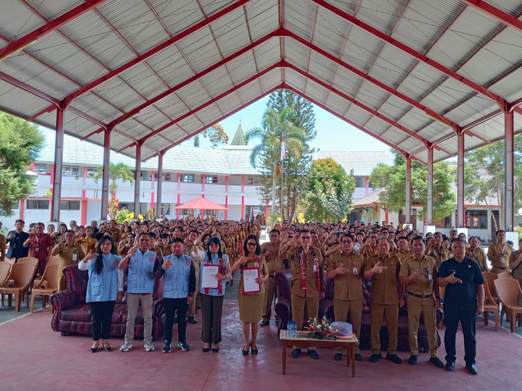 Tingkatkan Integritas Sektor Pendidikan dan Layanan Publik, Pemkab Minahasa Gandeng Paksi Sulut